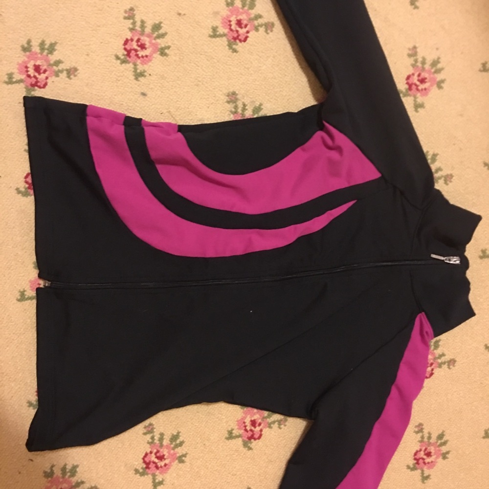 Skating jacket with pink details